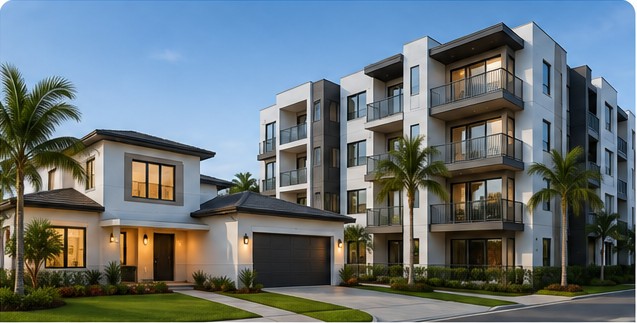 Completed house and multifamily investment properties in Florida